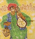 Folk Singer - Jaisalmer by Gajendra Shah