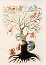 Monkeys on a Tree by Urveti Ram Singh